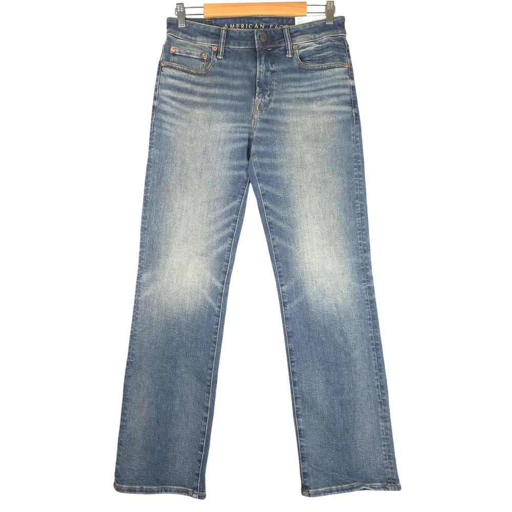 American Eagle Airflex+ Original Bootcut Jeans 30x32 Medium Tinted Blue NWT